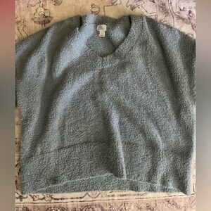 Cozy Blue V-Neck Sweater